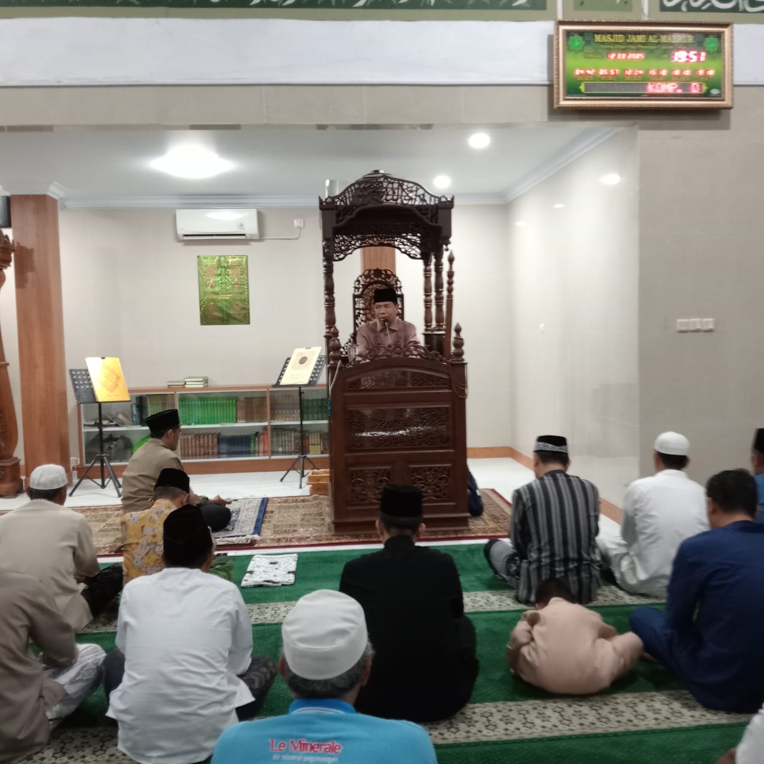 Malam ke-13 Ramadan, Jamaah Masjid Al-Mabrur Dapatkan Pencerahan tentang Istiqomah dalam Ibadah