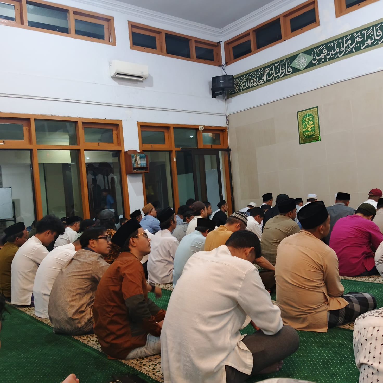 Tarawih Pertama Ramadan, Masjid Jami’ Al-Mabrur Ajak Jamaah Makmurkan Masjid
